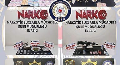 Elazığ'da uyuşturucu operasyonu: 8 şüpheli tutuklandı
