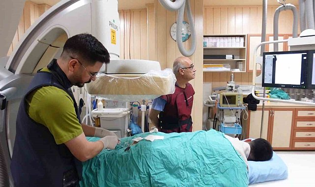 Elazığ'da Venöz Vasküler Malformasyona Köpüklü tedavi uygulandı