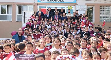 Elazığspor sevgisi Bahçelievler İlkokulu'nda