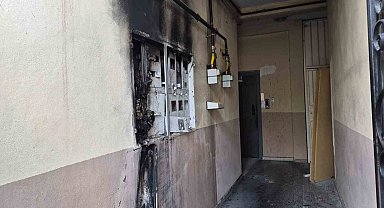 Elektrik panosunda çıkan yangın korkuttu