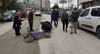 Elektrikli bisiklet kazası: 18 yaşındaki genç yaralandı