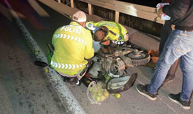 Elektrikli bisiklet yayaya çarptı: 2 yaralı
