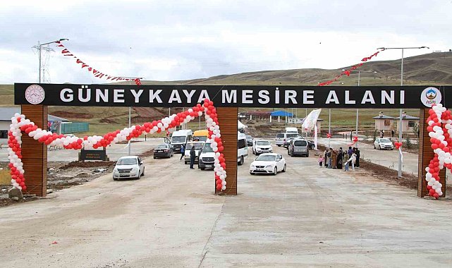 Eleşkirt Güneykaya mesire alanı törenle hizmete açıldı