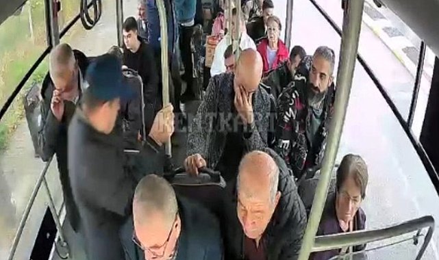 Epilepsi hastası yolcuya şoförlerden hızlı müdahale