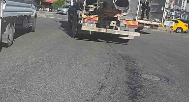 Ereğli'de beton mikserinden çevre kirliliği tepkisi