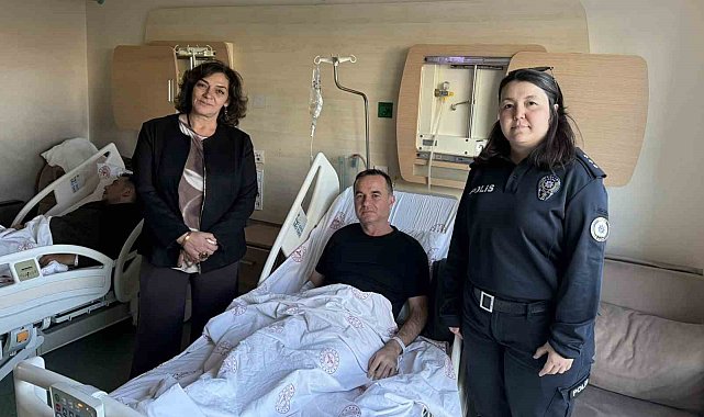 Ergüder'den polis ailelerine anlamlı destek