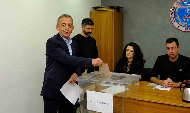 Erzincan TSO'da seçimin galibi Ahmet Tanoğlu