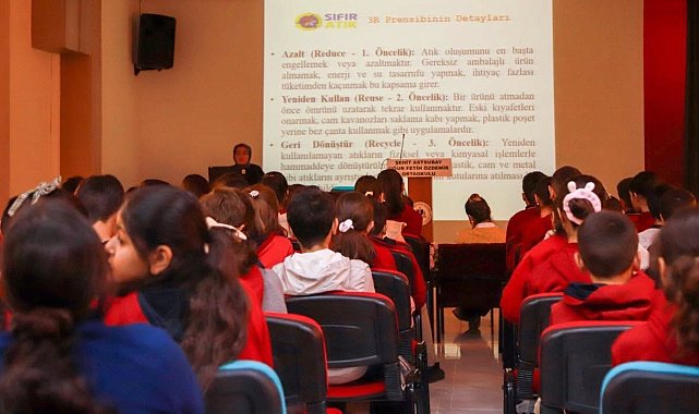 Erzincan'da öğrencilere sıfır atık ve çevre bilinci eğitimi