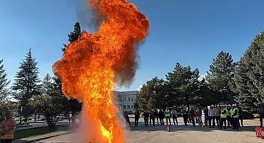 Erzincan'da yangın güvenliği ve ilk yardım eğitimi