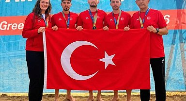 Erzincanlı milli sporcuların yer aldığı Türkiye, Air Badminton'da Avrupa ikincisi oldu