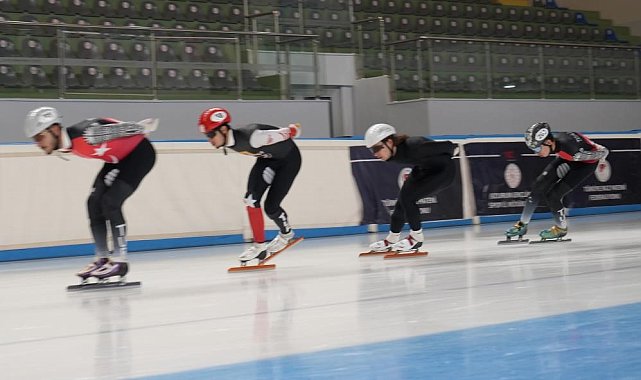 Erzurum'da short track heyecanı başlıyor: 43 kulüpten 217 sporcu pistte