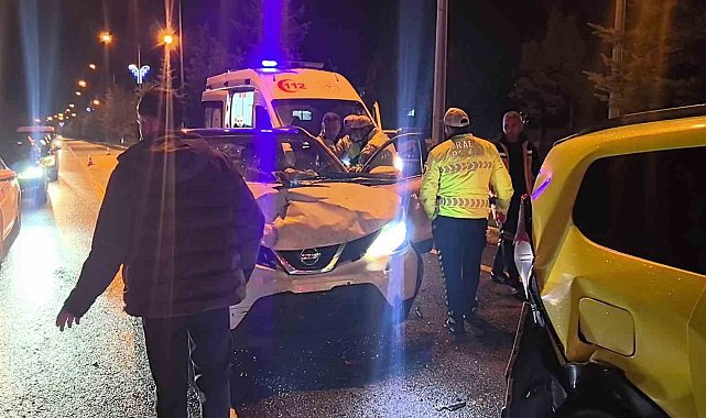 Erzurum'da zincirleme trafik kazası: 1 yaralı