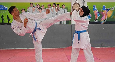 Eşiyle yaptığı antrenmanlarla dünya şampiyonluğuna uzandı