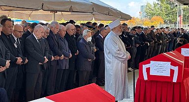 Eski Devlet Bakanı Ünal Erkan ile emekli Tuğgeneral Gökhan Şahin son yolculuğuna uğurlandı