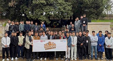 Eskişehir öğrencilerinin de katıldığı "Maziyeden Âtiye Çanakkale" programı gerçekleşti