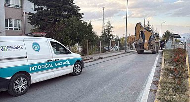 Eskişehir'de 3 gündür süren doğalgaz hattındaki sızıntı tamir edildi