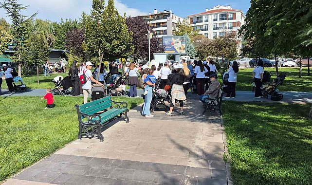 Eskişehir'de bebekli 75 anneyi parktan çıkardılar