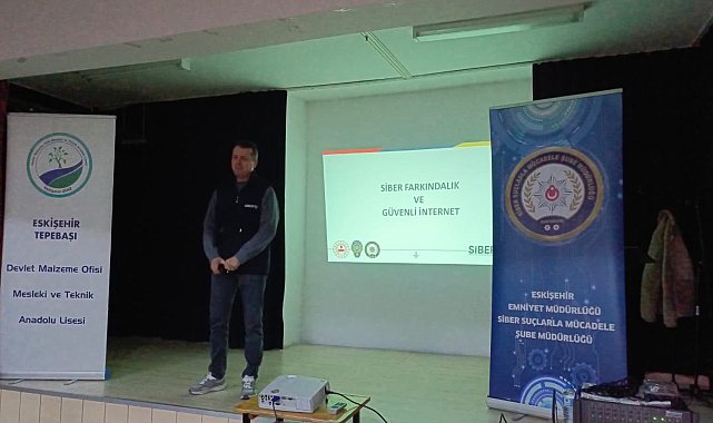 Eskişehir'de lise öğrencilerine siber güvenlik eğitimi verildi