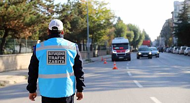 Eskişehir'de minibüslere ortak denetim