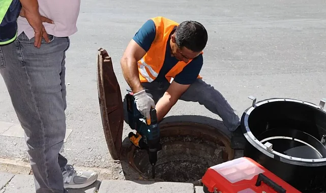 Eskişehir'de kanalizasyon bacalarında kapsamlı bakım