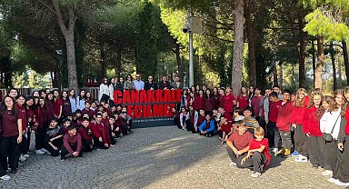 Eskişehirli öğrenciler Şehit Soner Özübek anısına Çanakkale'yi ziyaret etti