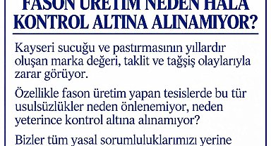 Fason sucukçulara tepki