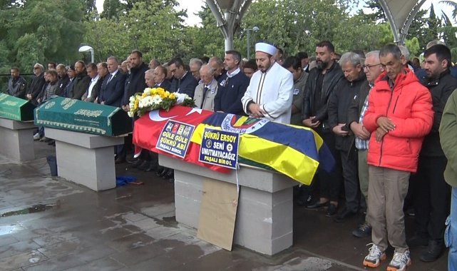 Fenerbahçe'nin efsanesi Şükrü Ersoy son yolculuğuna uğurlandı