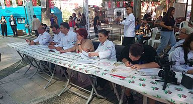 Festivalde en iyi zeytinyağlı yemek için yarıştılar