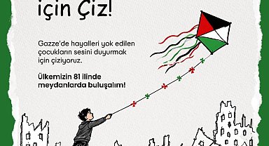 Filistinli çocuklar için resim çizecekler