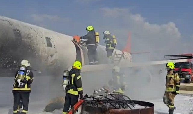 GAP Havalimanında gerçeği aratmayan yangın ve kurtarma tatbikatı