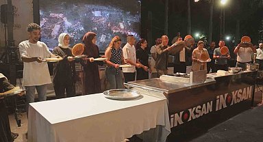Gastronomi festivalinde künefe şovu