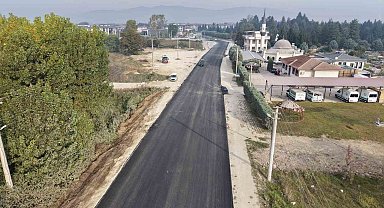 Gazhane Caddesi iki günde asfaltlandı