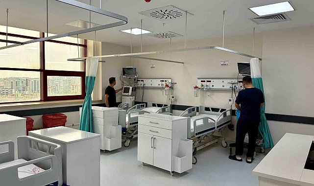 Gazi Yaşargil EAH'da 60 yataklı 3. basamak yoğun bakım ünitesi tam kapasiteyle hizmete açıldı