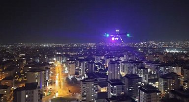 Gaziantep'te 36 dron ile havadan huzur-güven denetimi