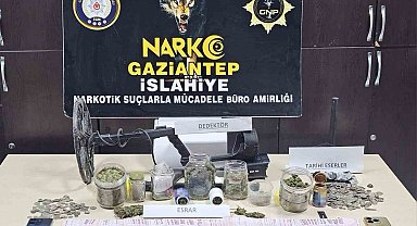 Gaziantep'te 495 adet tarihi eser sikke ele geçirildi: 1 gözaltı