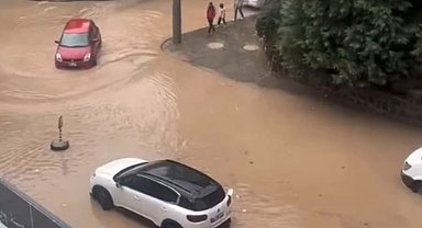 Gaziantep'te etkili olan sağanak hayatı olumsuz etkiledi