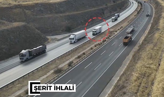 Gaziantep'te jandarmadan otoyolda trafik denetimi: 903 araca ceza