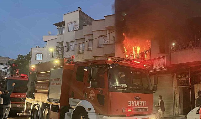 Gaziantep'te korkutan ev yangını: 1 yaralı