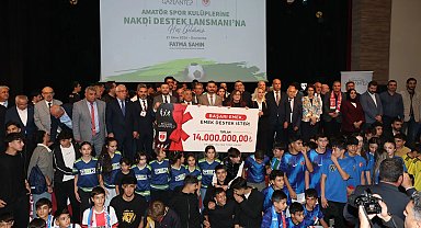 Gaziantep'te 115 amatör spor kulübüne 14 milyon lira destek