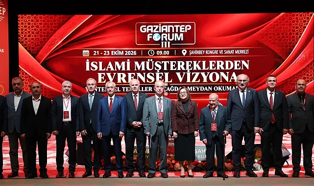 Gaziantep'ten dünyaya ortak gelecek çağrısı