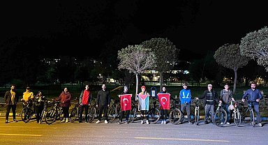 Gazze için pedal çevirdiler