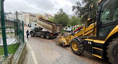 Gebze Belediyesi'nden sağanak yağışa karşı kapsamlı mücadele