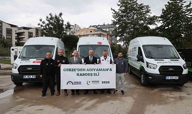 Gebze'den Adıyaman'a uzanan yardım köprüsü