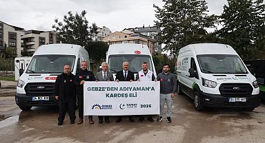 Gebze'den Adıyaman'a kardeş eli