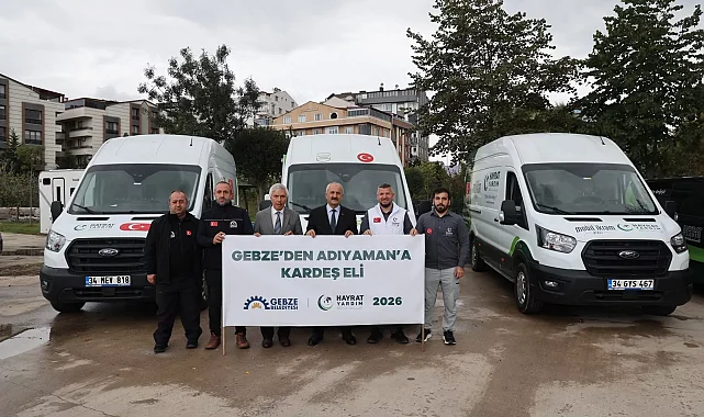 Gebze'den Adıyaman'a kardeş eli