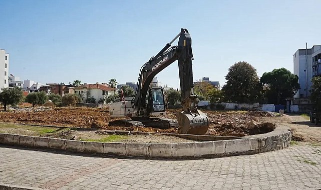 Germencik'te Ortaklar Kapalı Pazar Yeri için çalışmalar başladı