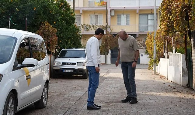 Germencik'te sokaklar yenileniyor