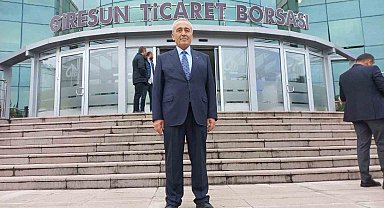 Giresun Ticaret Borsası'nda Hamza Bölük yeniden seçildi