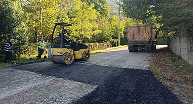 Gökçedere ve Taşlık köylerinde asfalt çalışmaları tamamlandı