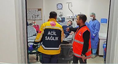 Gölbaşı Devlet Hastanesi'nde mor kod tatbikatı gerçeği aratmadı